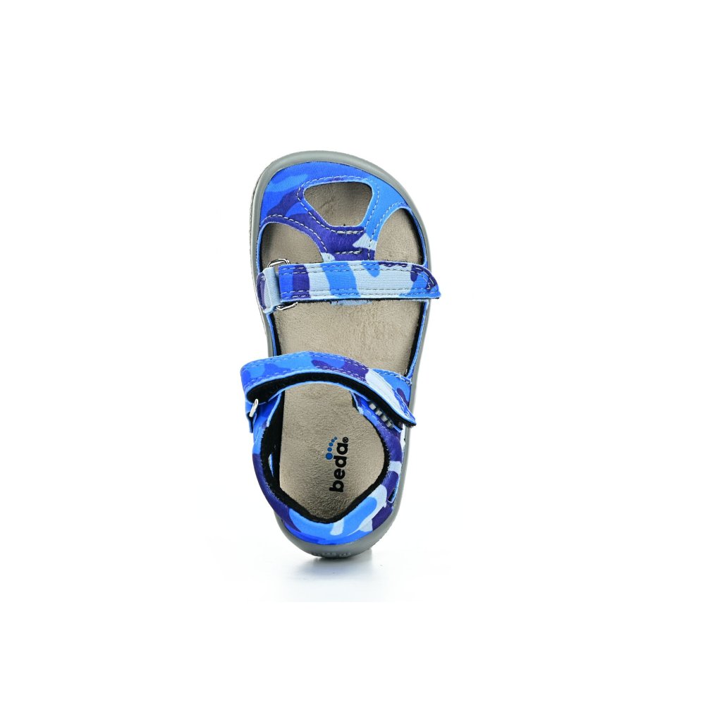 Beda Blue Military Barfußsandalen (BF 170050/SD/W/NP)