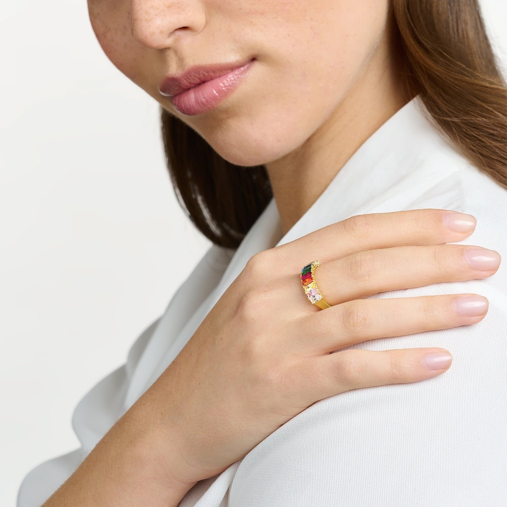 Thomas Sabo Bague pour femme 925 Argent or Bague