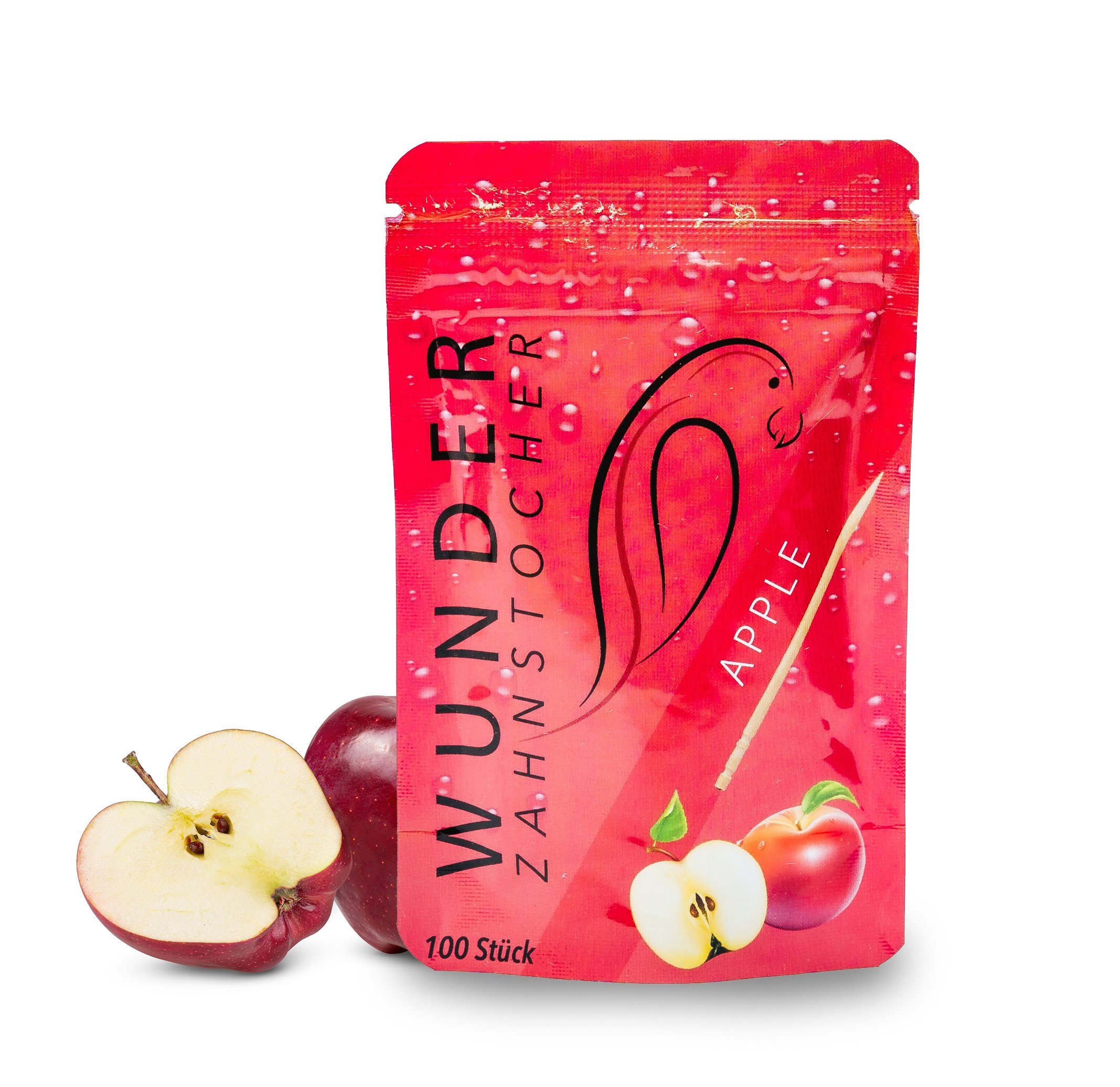 Wunder Zahnstocher Mundpflegecenter Wunder Zahnstocher mit Geschmack - Refill Pack - Apfel