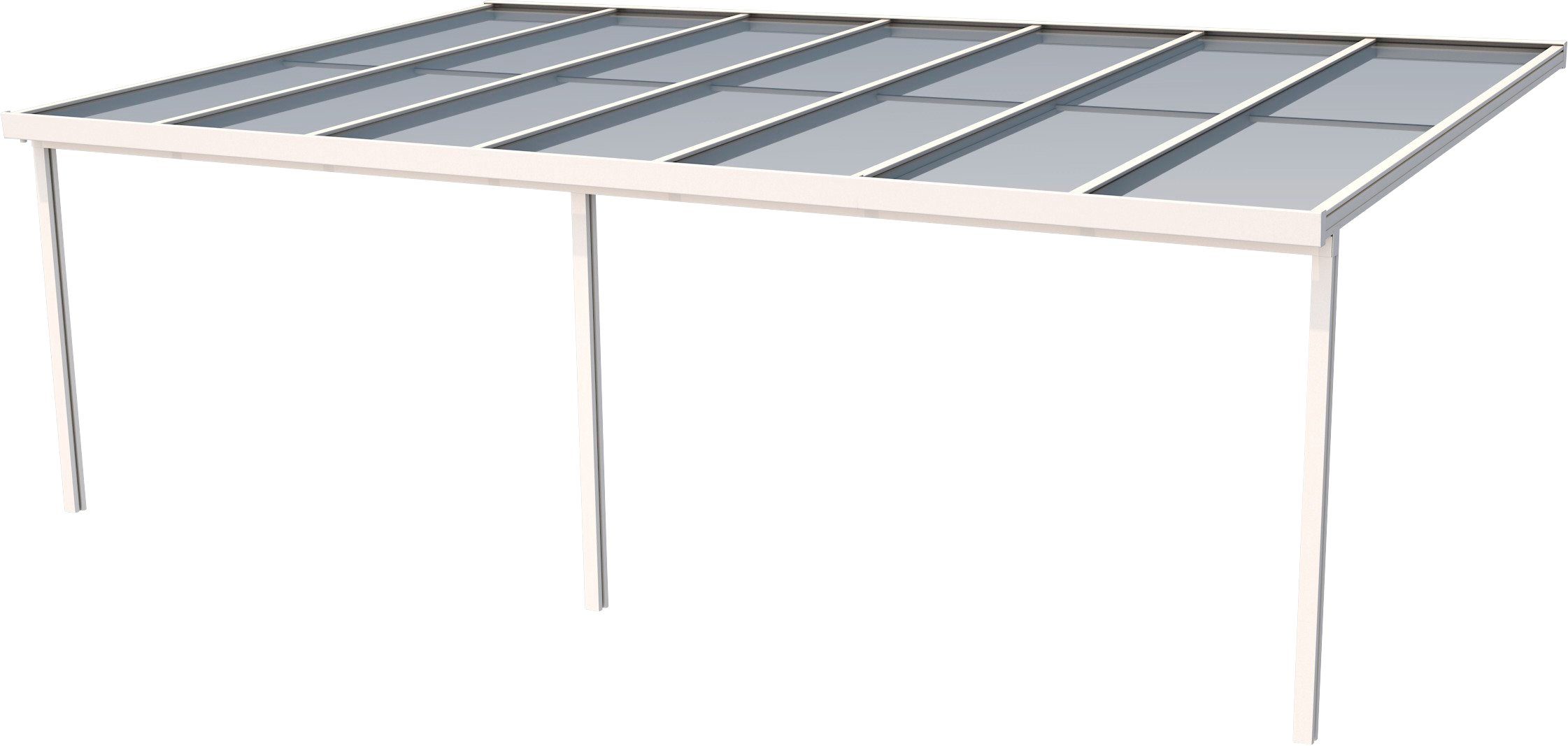 GUTTA Terrassendach Premium, BxT: 712x406 cm, Bedachung Dachplatten, BxT: 712x406 cm, Dach Acryl bronce