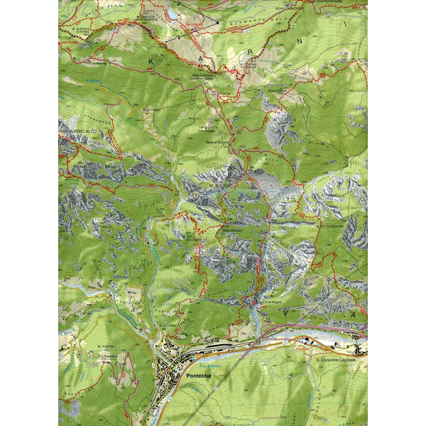 Wanderkarte 18 Alpi Carniche 1:25.000 - Wanderkarte
