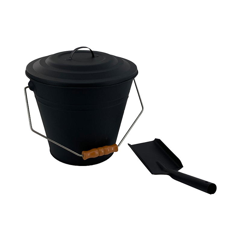 1-2-3 Fire Askebøtte 12 l m/lokk og spade