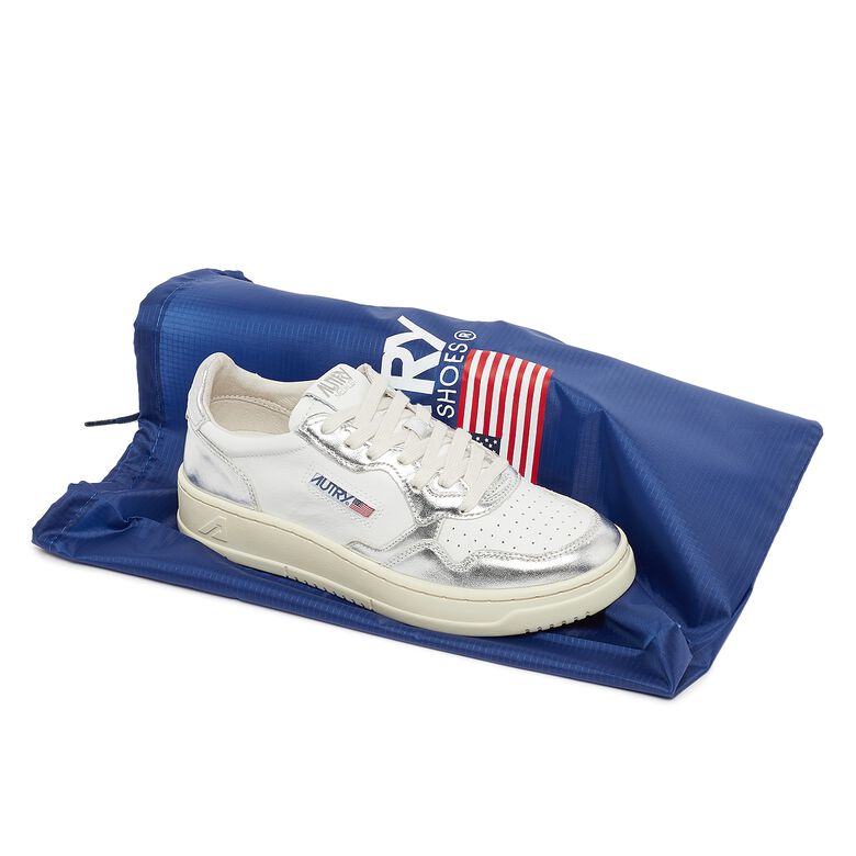 Autry Wmns Medalist Low leat/leat silver
