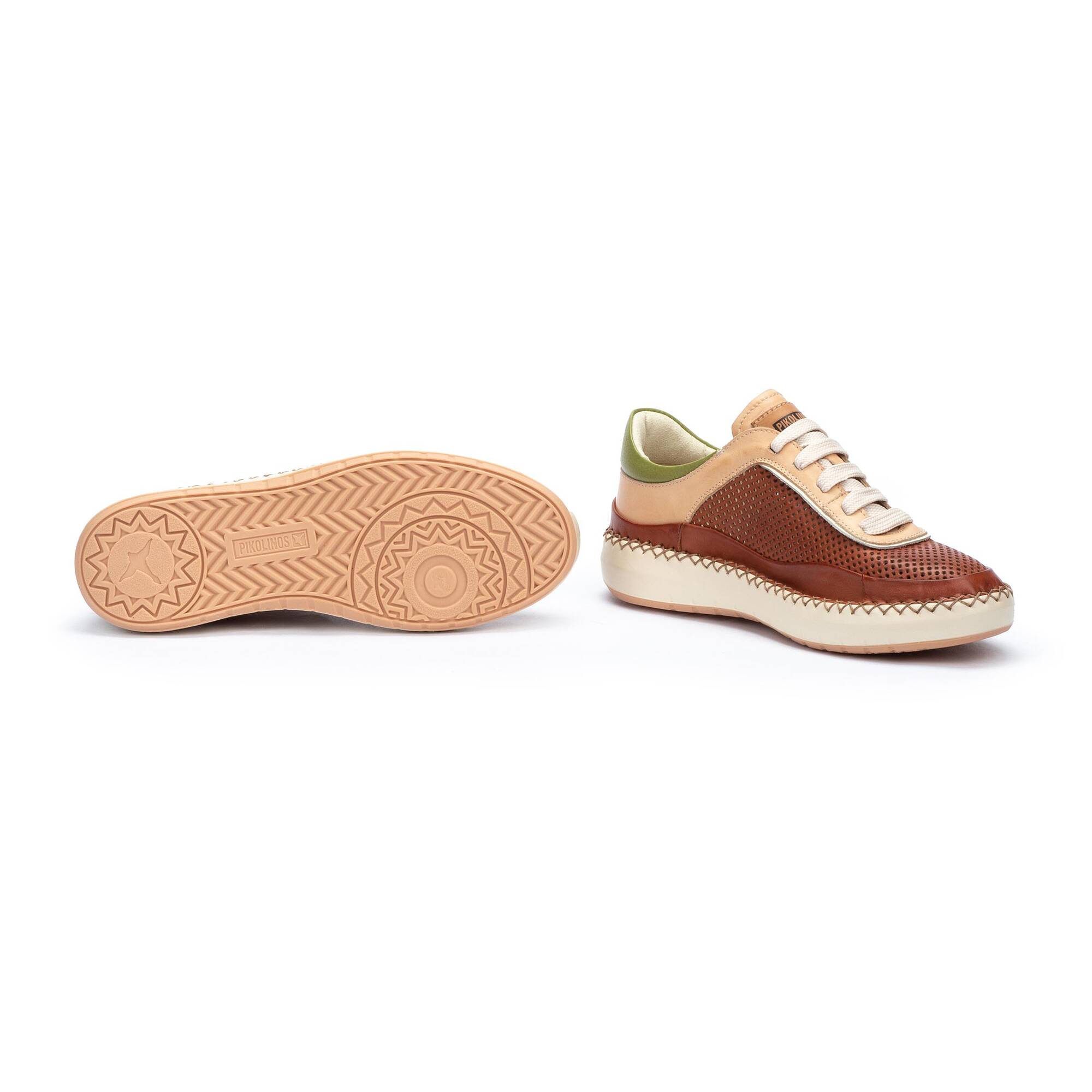 Damskie wielokolorowe trampki - BRICK