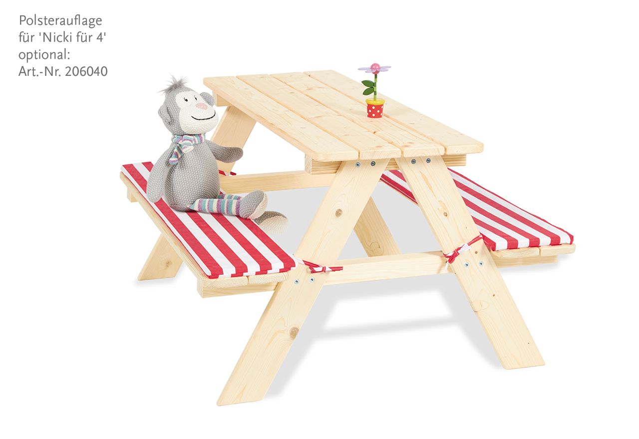 Pinolino Kinderträume Pinolino Kindersitzgarnitur Nicki für 4 grün