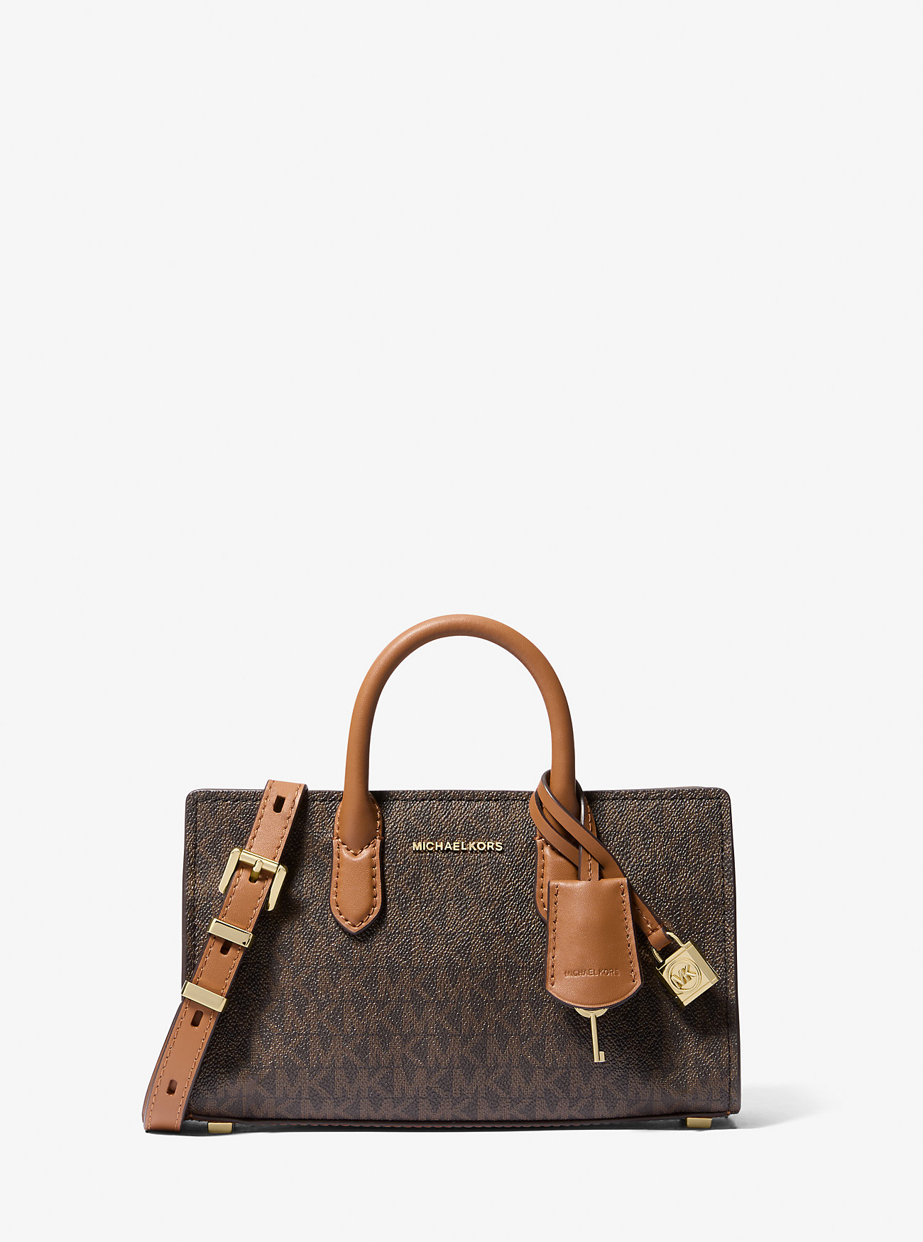 Scarlett Extra-Small Logo Crossbody Bag - BRN/ACORN