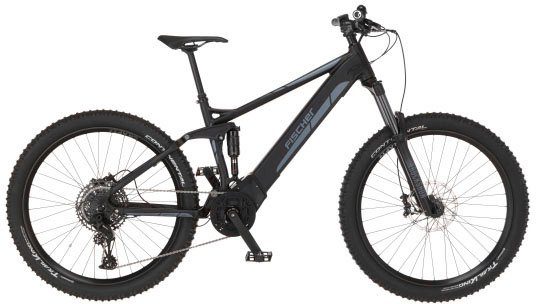 FISCHER Fahrrad E-Bike MONTIS 6.0i Fully 504, 12 Gang, Kettenschaltung, Mittelmotor, 504 Wh Akku