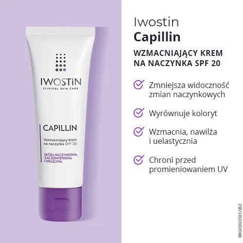 Iwostin Capillin krema za jačanje kapilara SPF 20, lagana konzistencija