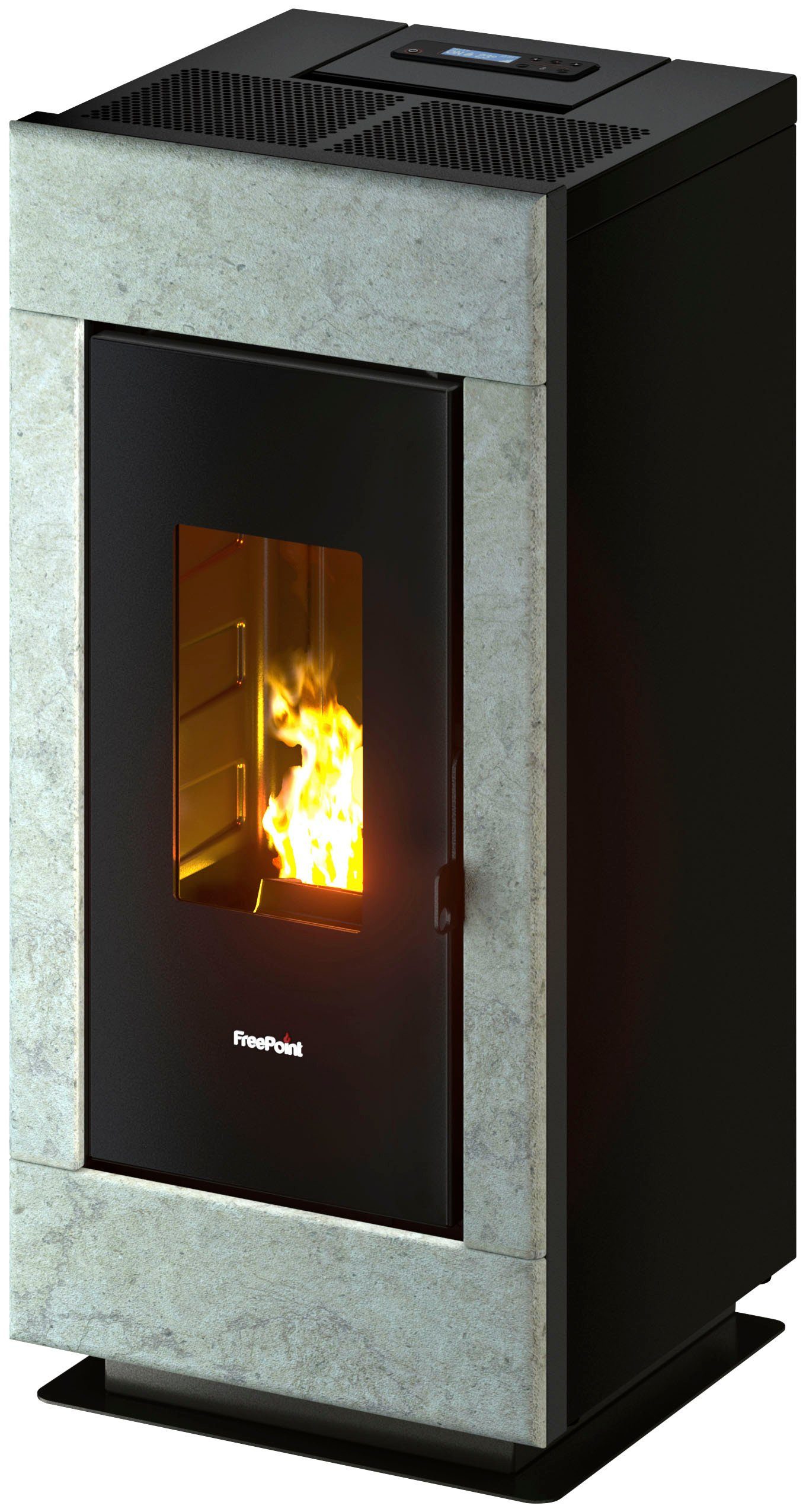 Freepoint Pelletofen Accent Airtight, 7,7 kW, Zeitbrand