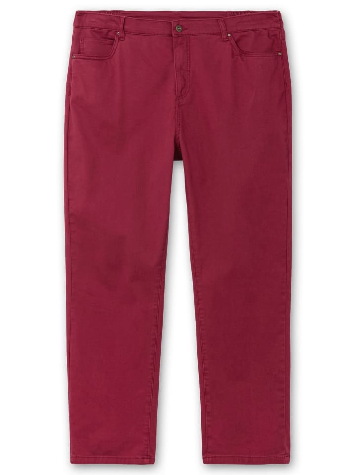 sheego Jeans in bordeaux günstig kaufen