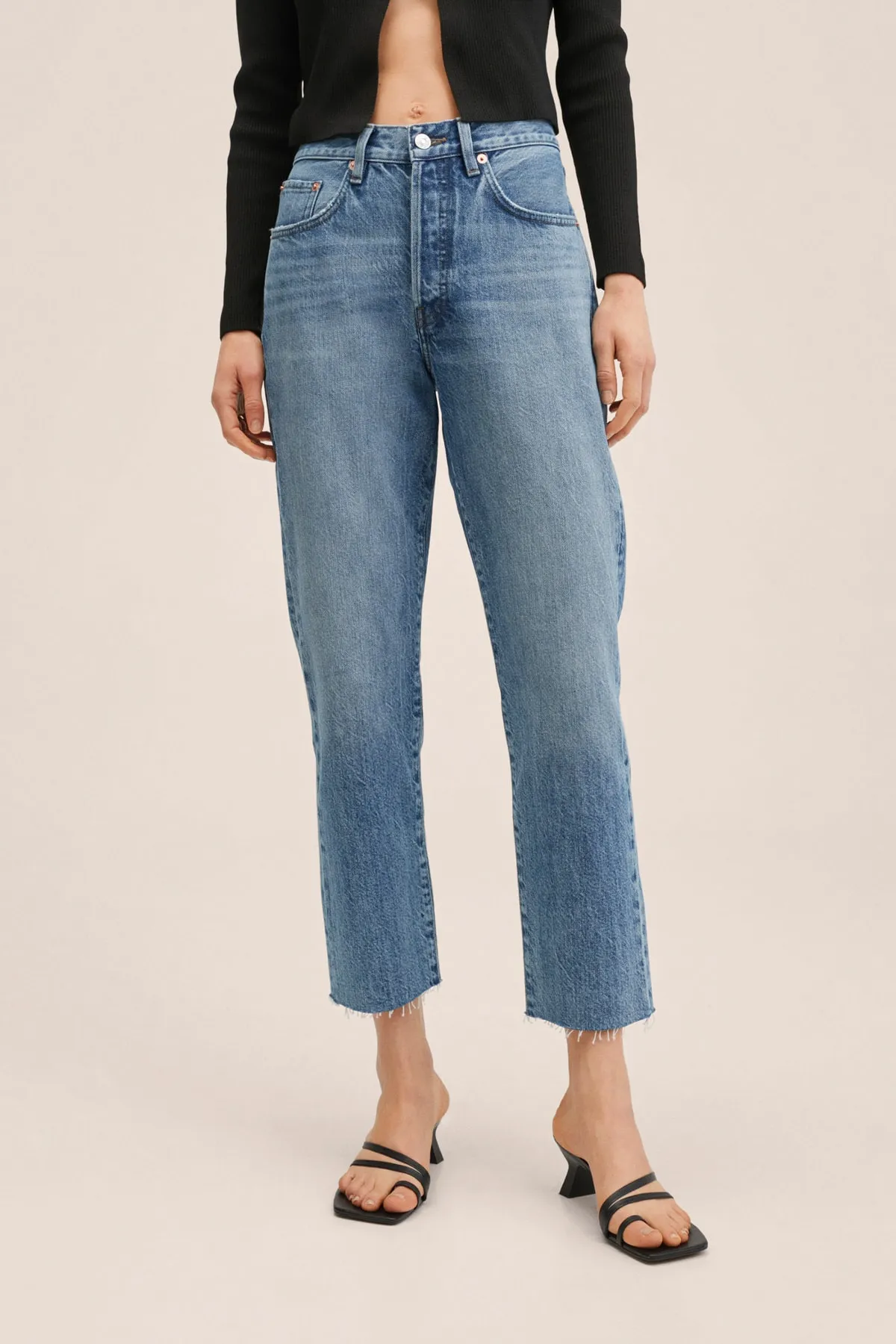 MANGO  Blaue Damenjeans 27030767