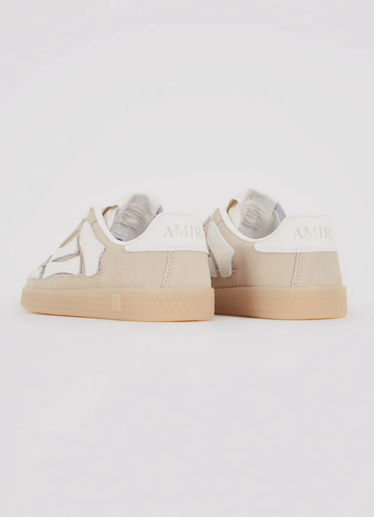 Buty sportowe AMIRI Pacific Bones ze skóry zamszowej z detalami ze skóry