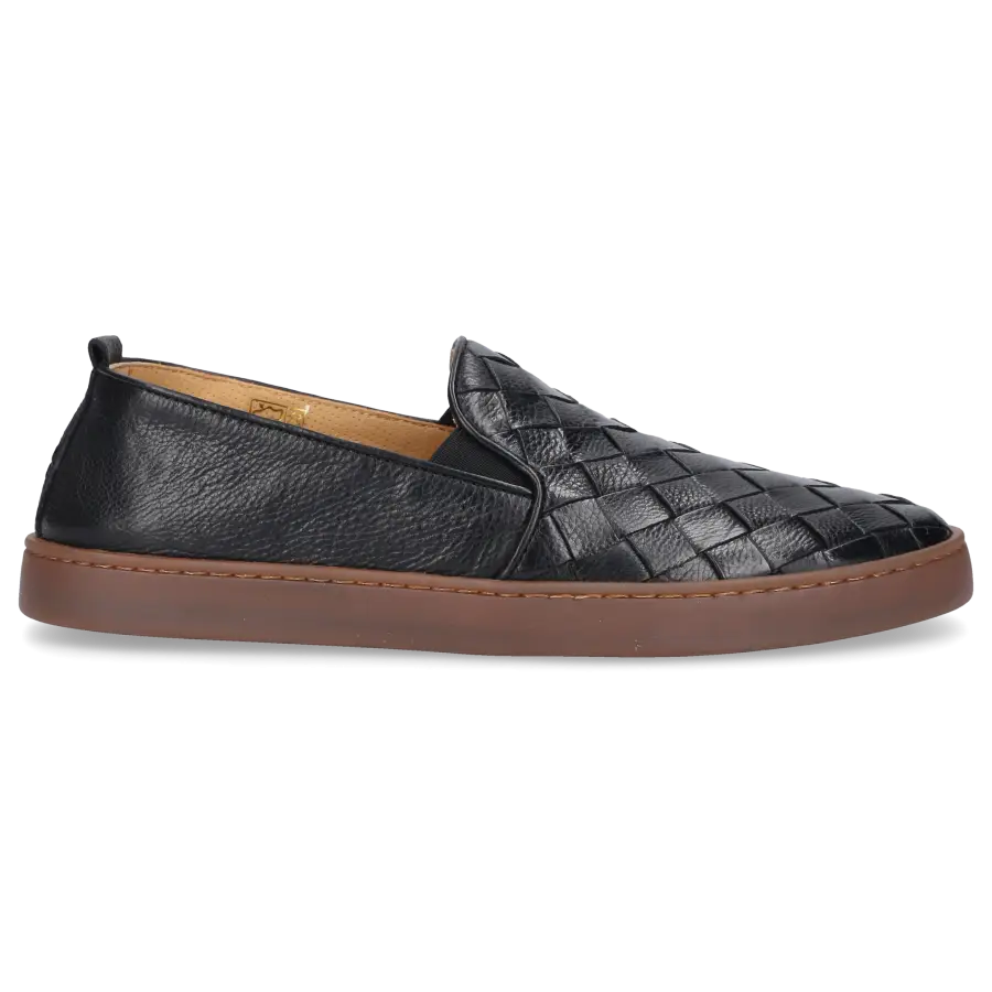 Henderson - Slipper ANTIPAROS Kalbsleder - schwarz