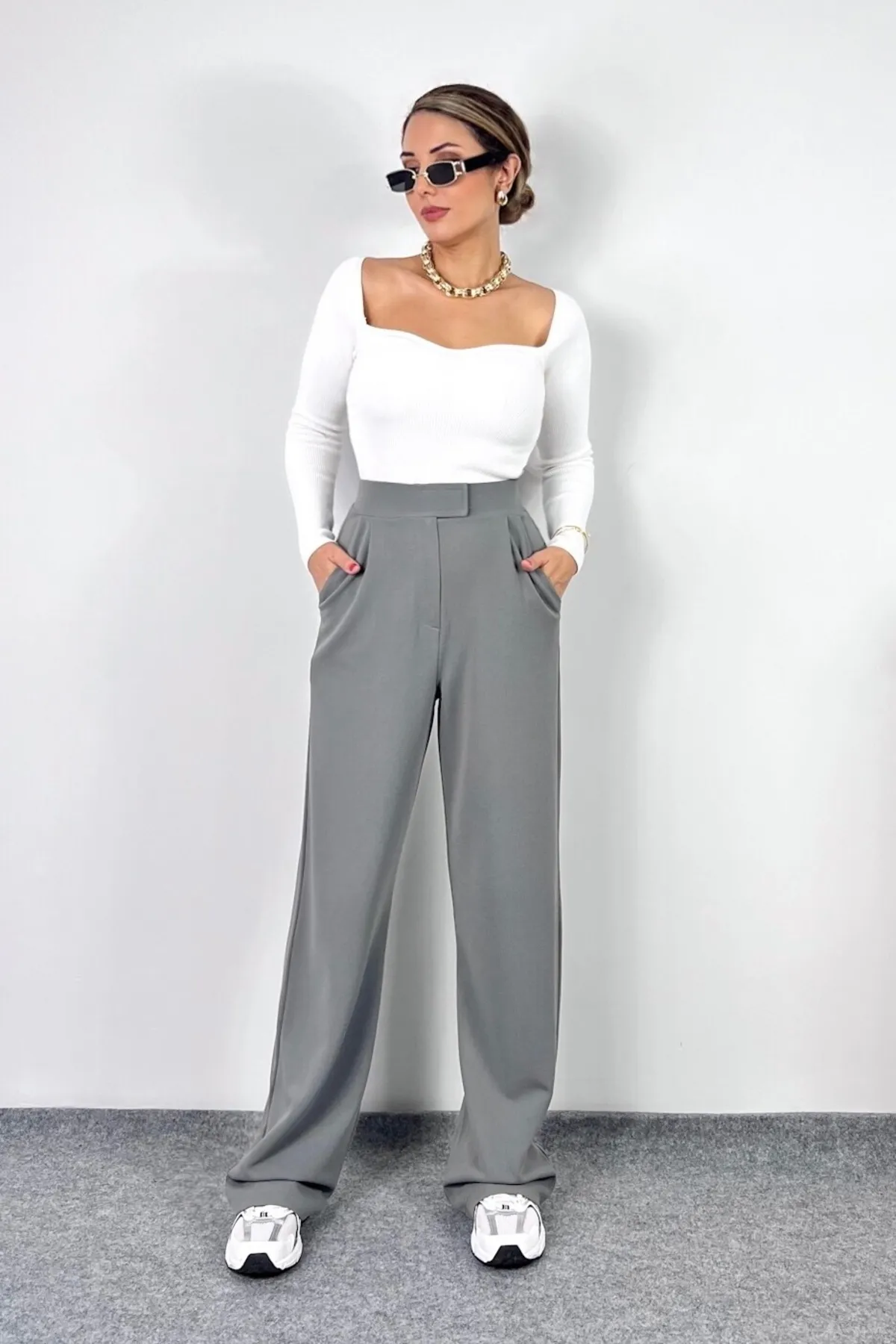 Ritnice  Hose - Grau - Relaxed
