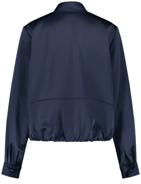 Satinierter Blouson