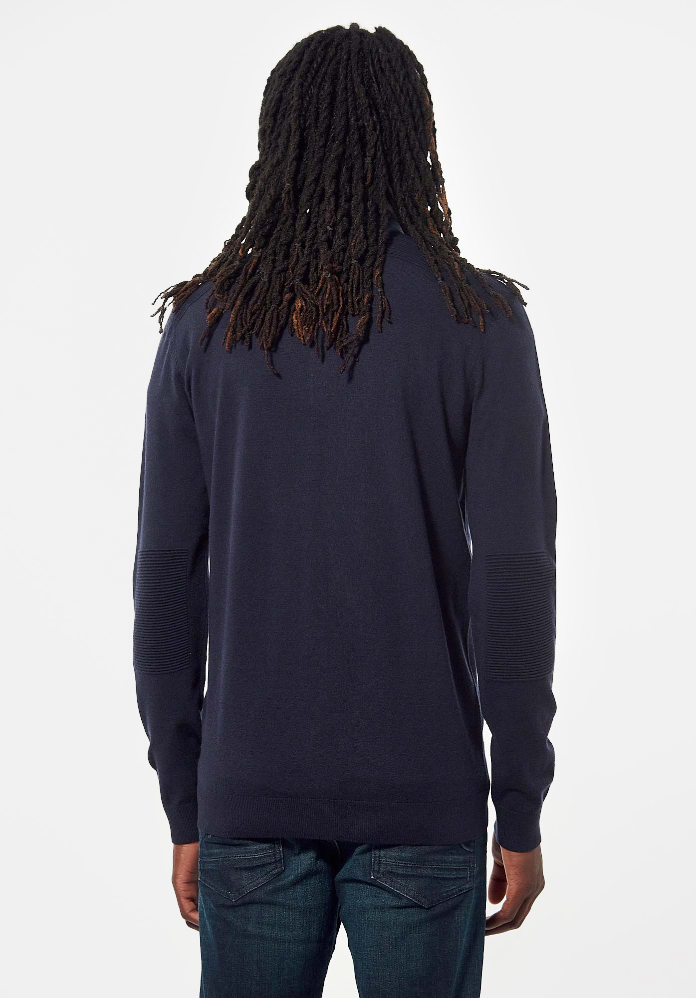 ADA    Pull bleu marine Homme