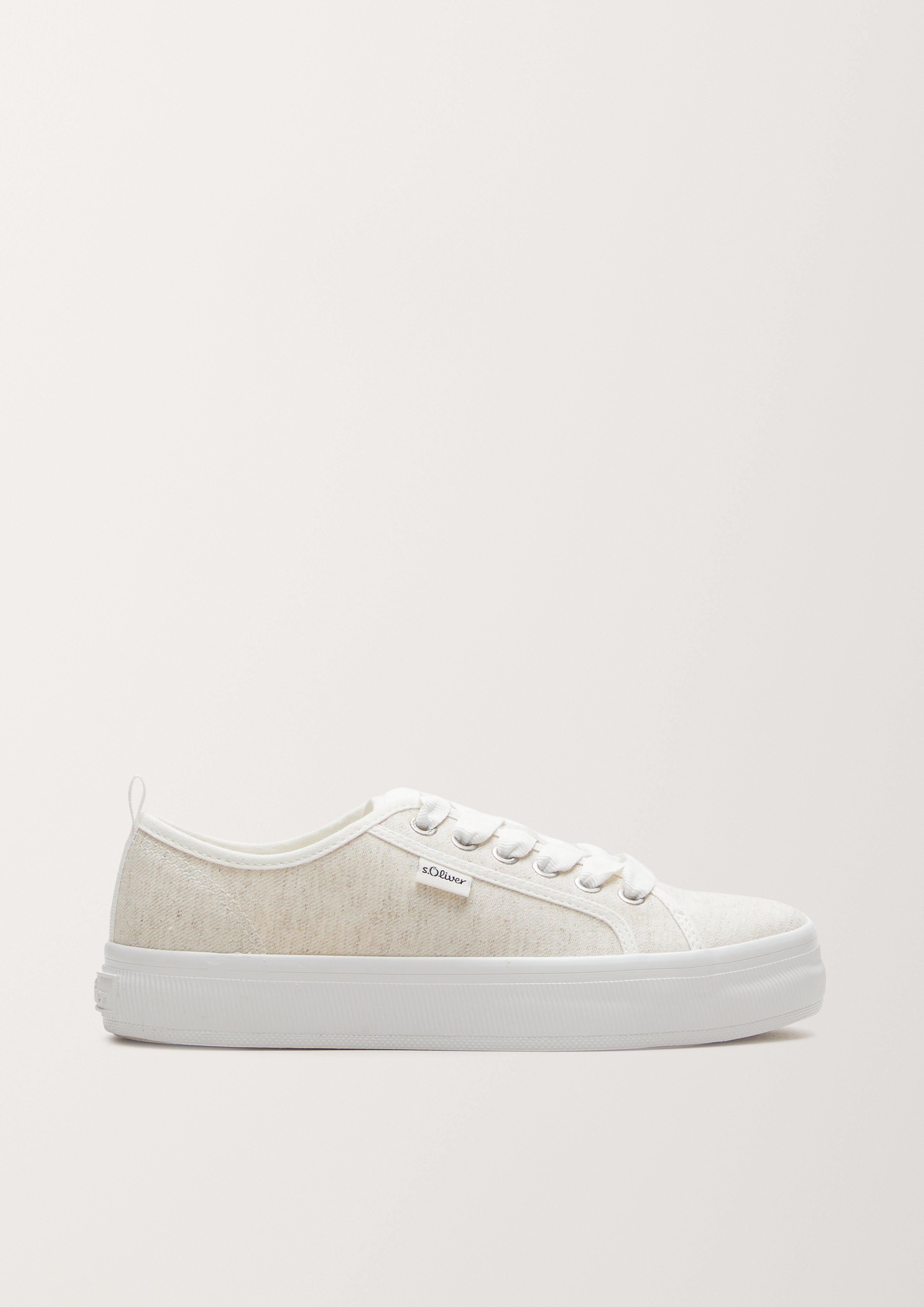 Sneaker aus Baumwolle und Leinen  6006296-422