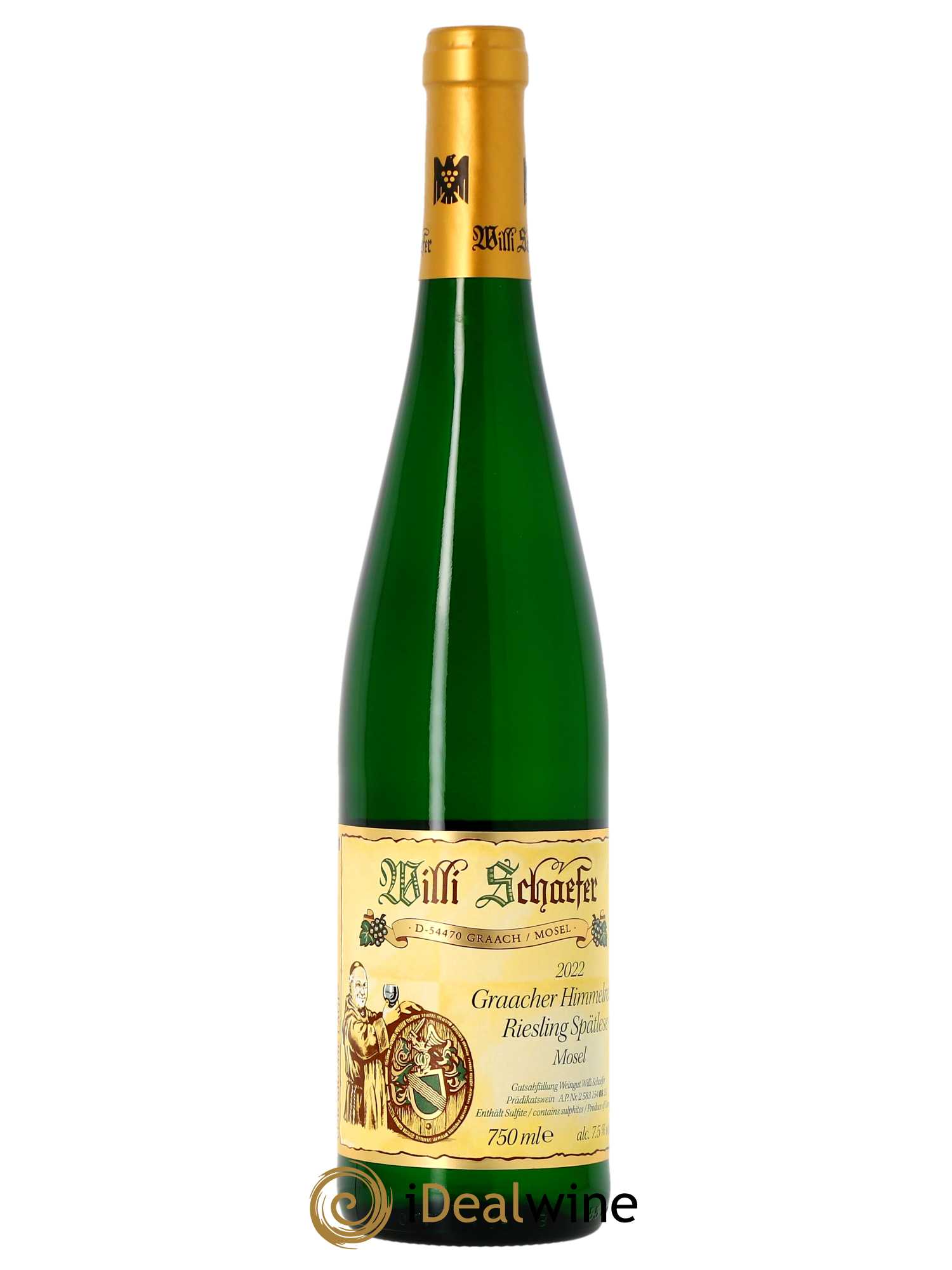 Riesling Willi Schaefer Graacher Himmelreich Spatlese  2022 - Lot de 1 Bouteille