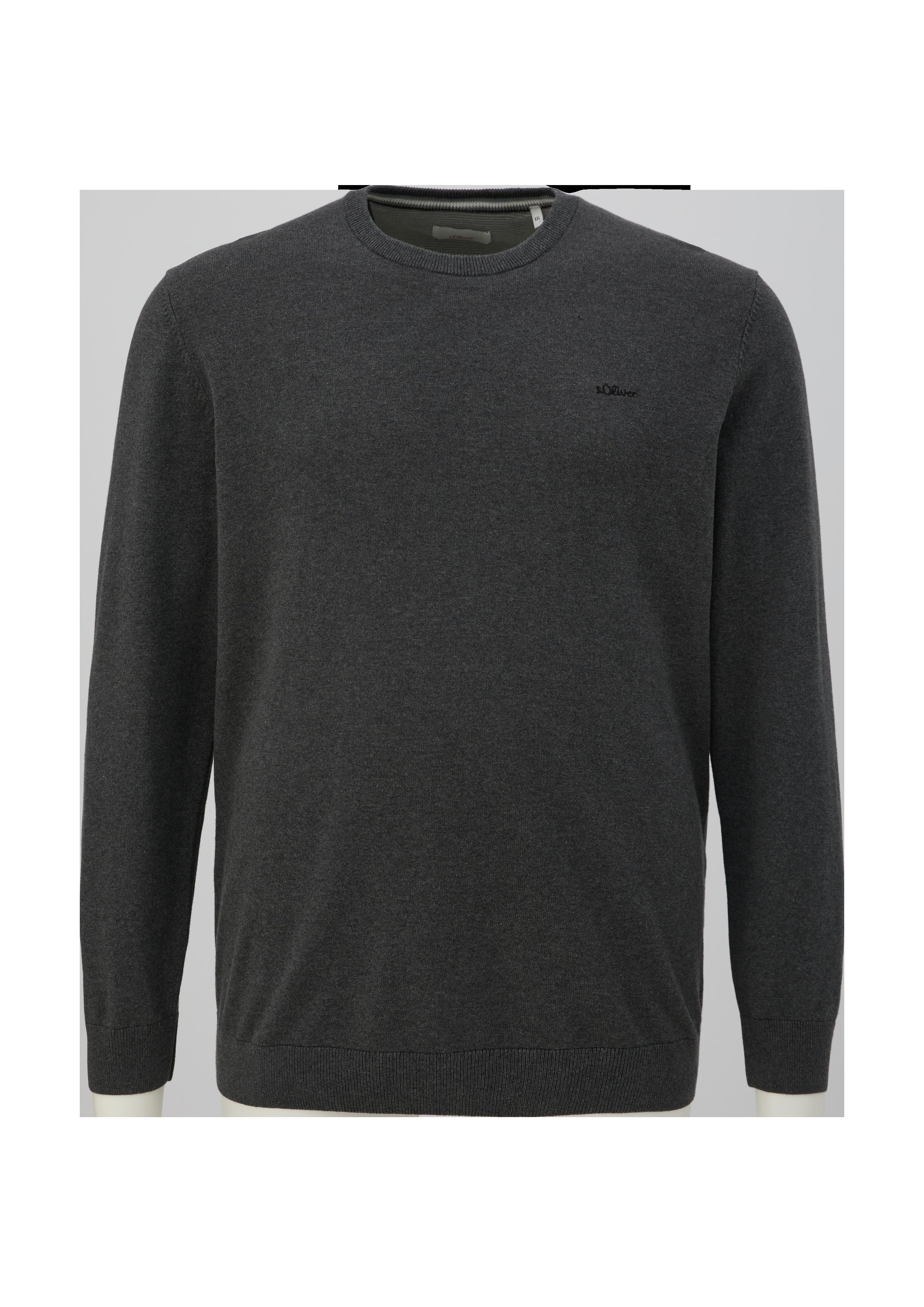 Strickpullover mit Logo-Stickerei  2148210-98W2