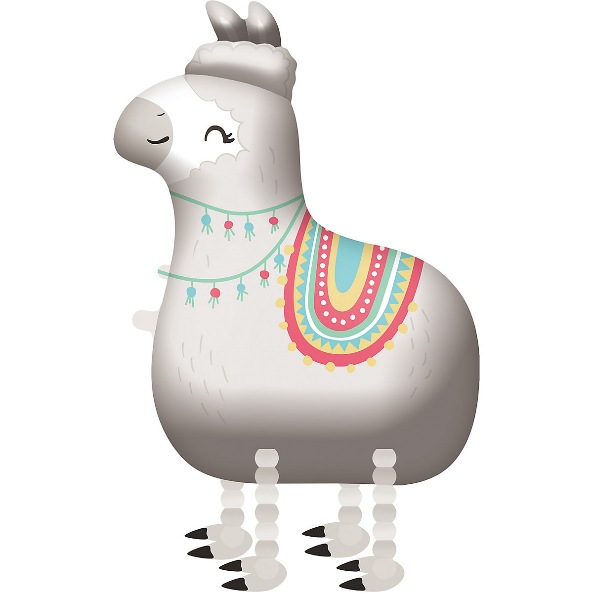 Walking Balloon Lama Folienballon 59 cm x 93 cm