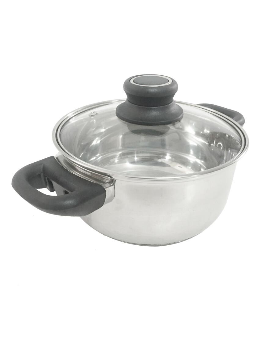Topf mit Glasdeckel