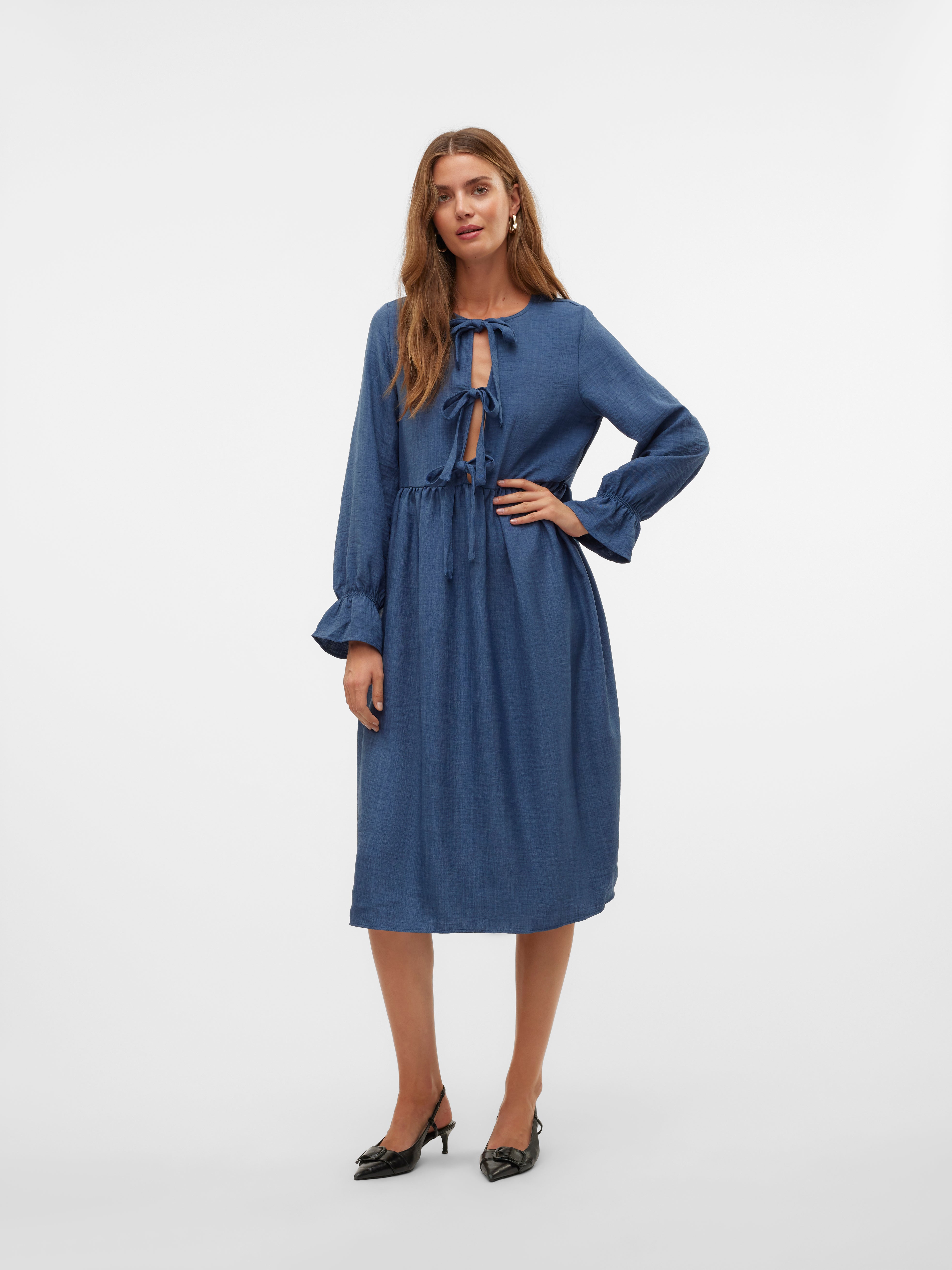 VMMELANEY Midikleid