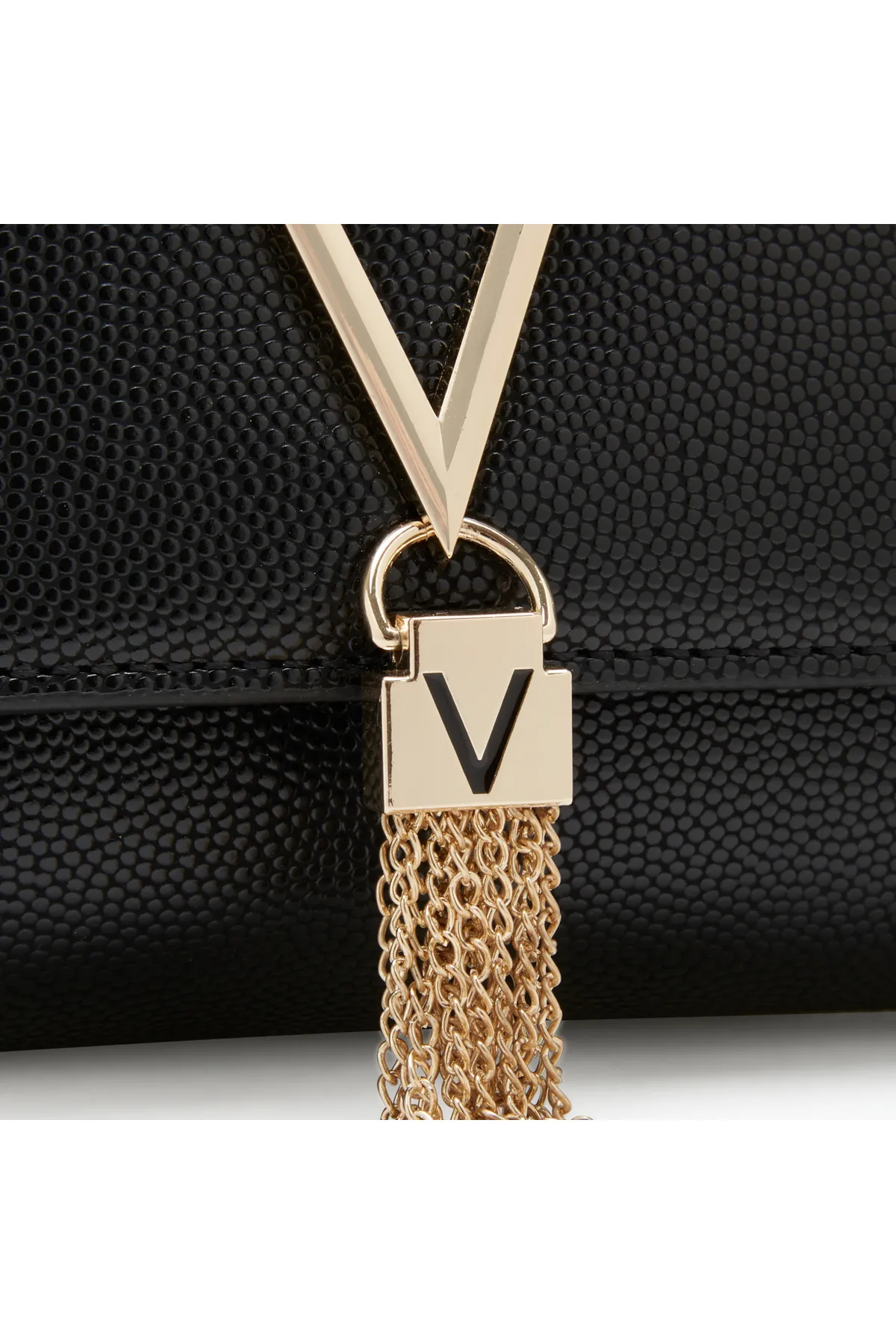 1'ASLAN  Valentino Bags Divina Damen Umhã¤ngetasche Schwarz Vbs1r403gnerogold