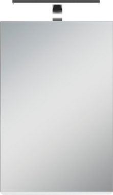 byLIVING Spiegelschrank Spree Breite 40 cm, 1-türig, mit LED Beleuchtung und Schalter-/Steckdosenbox
