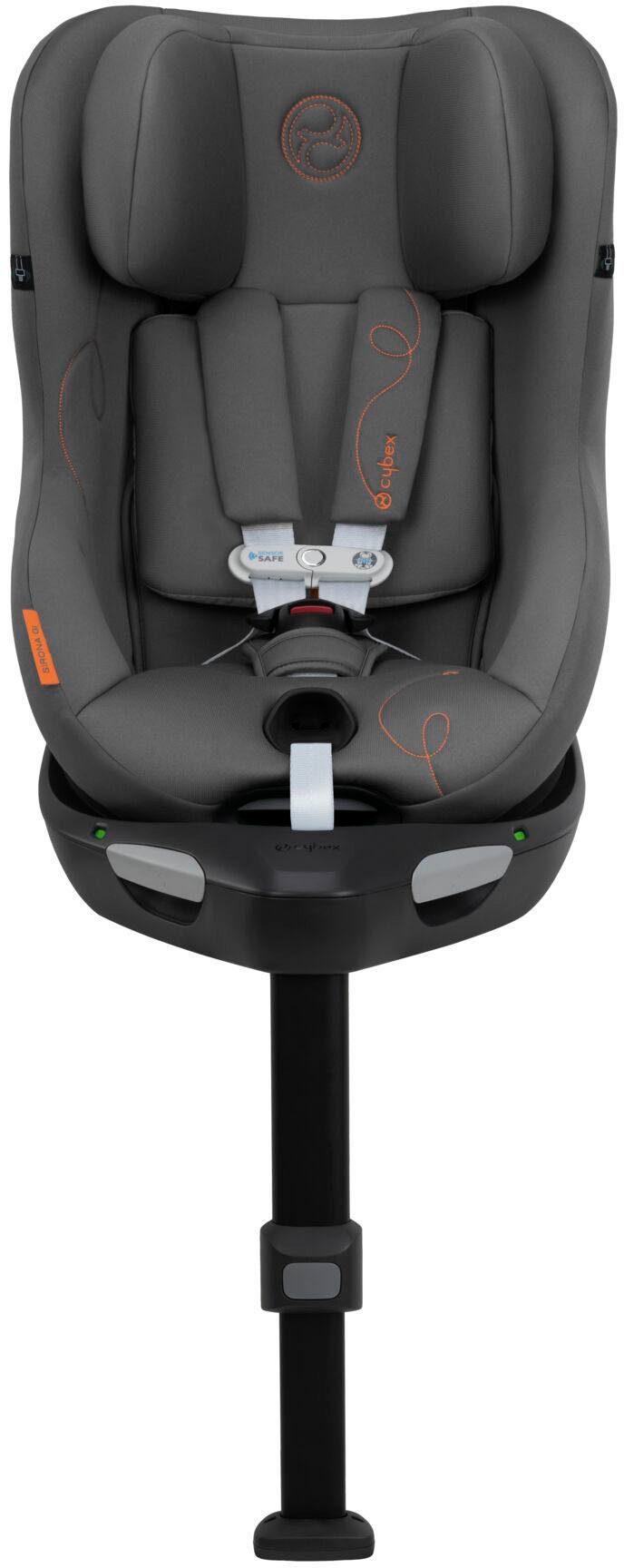 Cybex Autokindersitz Sirona Gi i-Size, lava grey, ab: 3 Monaten, bis: 4 Jahren, bis: 20 kg, (2-tlg), inklusive Base