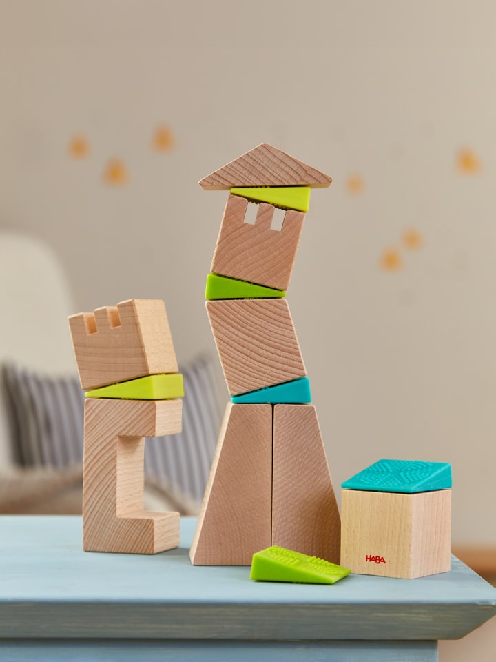 Haba Lernspielzeug 3D-Legespiel Schiefe Türme in mehrfarbig günstig kaufen onesize