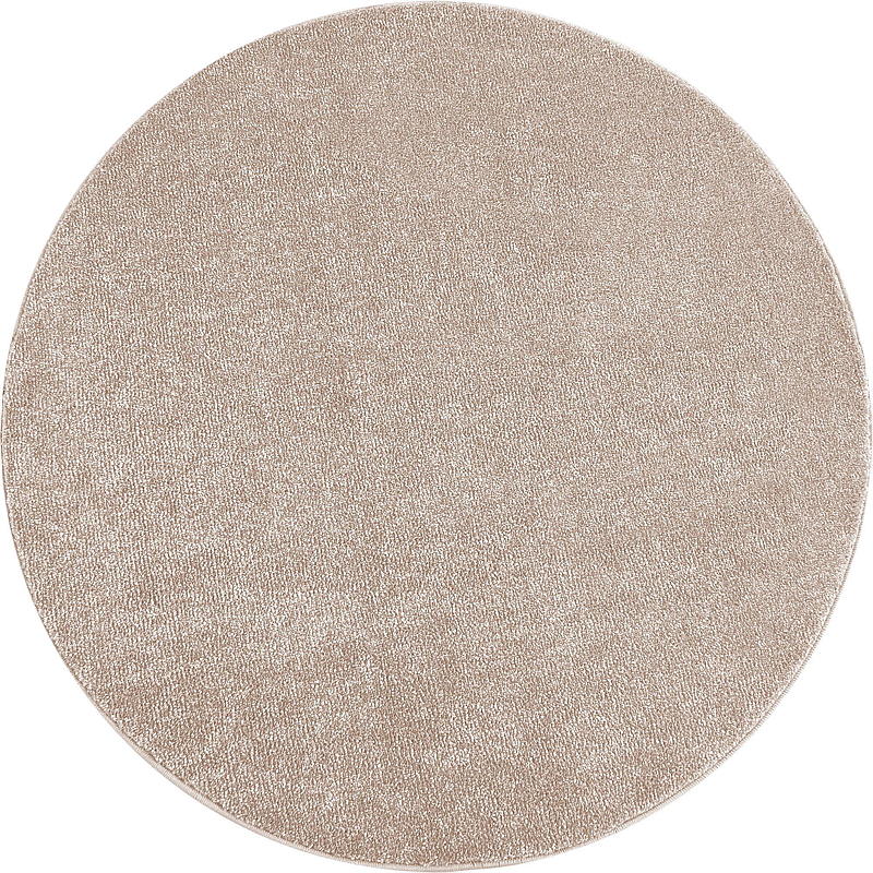 Home Teppe Madrid ø 160 cm, lys beige