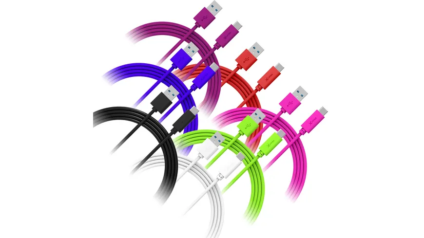 Xlayer Kabel Colour Line Typ C (USB-C) to USB 3.0 1m Blue