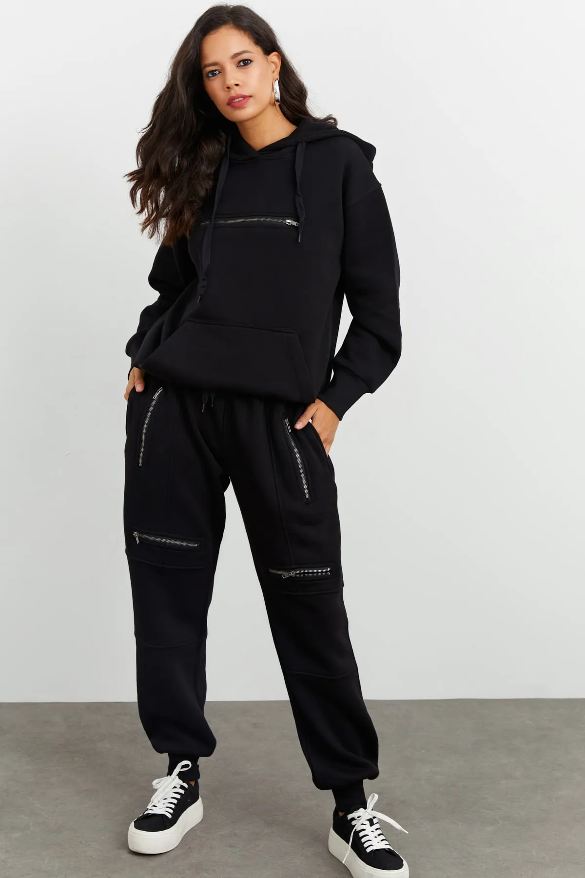Cool & Sexy  Zweiteiler - Schwarz - Regular Fit