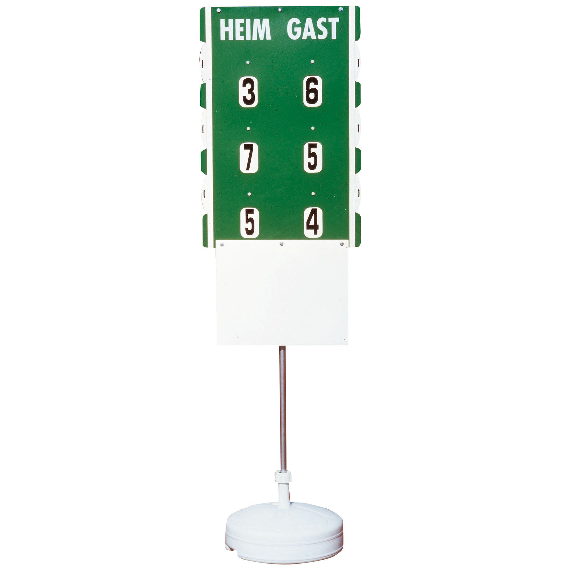 ASS Spielstandsanzeige Standfuß - Weiß