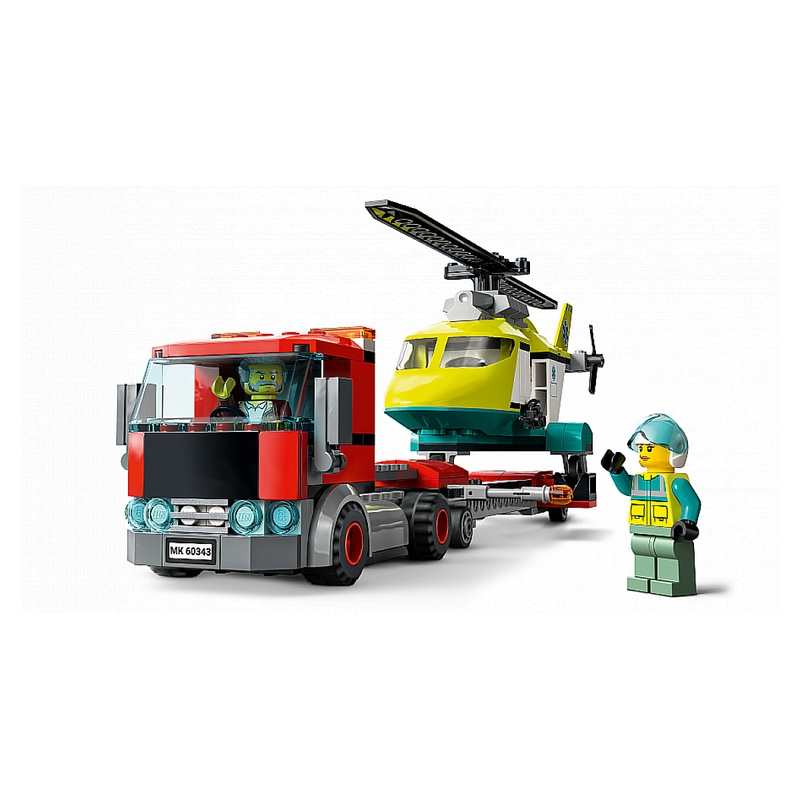 60343 Le transport de l'hélicoptère de secours LEGO City
