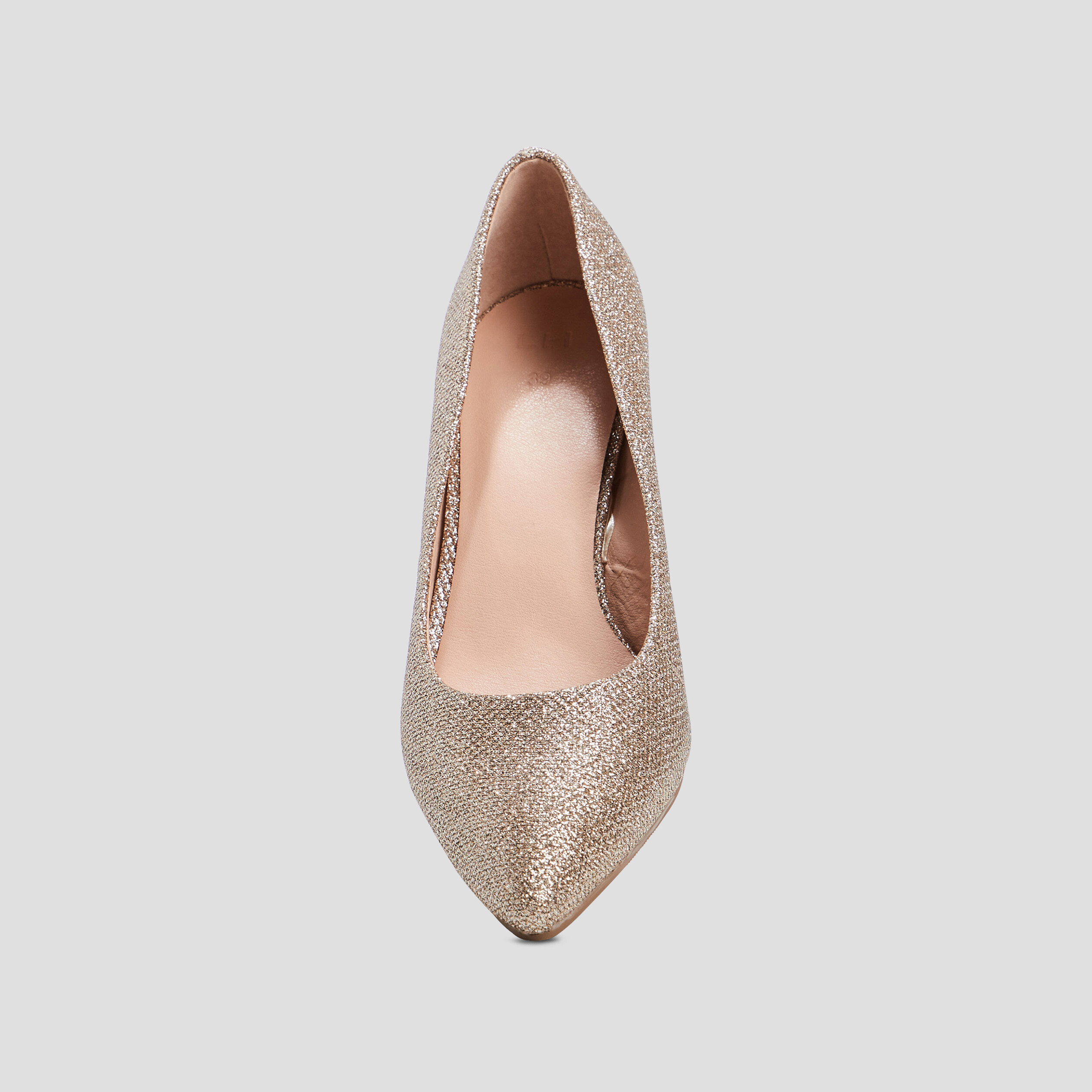 Escarpins à talons couleur or femme | La Halle