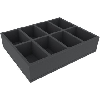 Feldherr 75 mm Full-Size Schaumstoffeinlage mit 8 Fächern