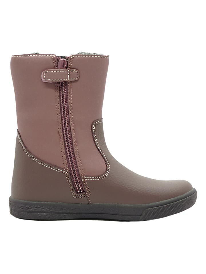 lamino Leder-Boots in Mauve günstig kaufen