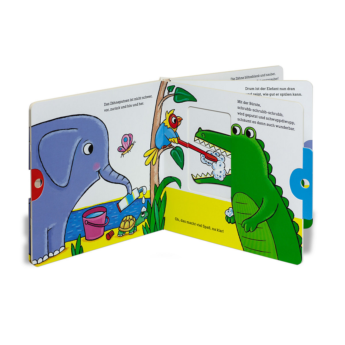 Auch Krokodile wollen Zähneputzen