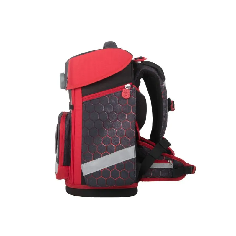 School Mood Champion Maxx 7-teiliges Schulranzen-Set - Mika (Drache)