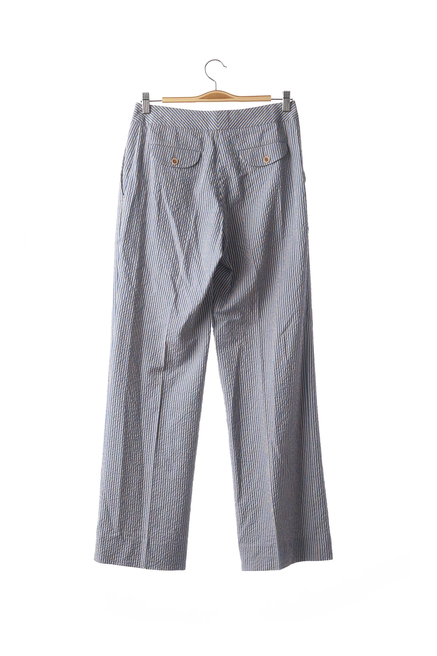 Arthur   Fox Pantalons Droits Femme couleur bleu