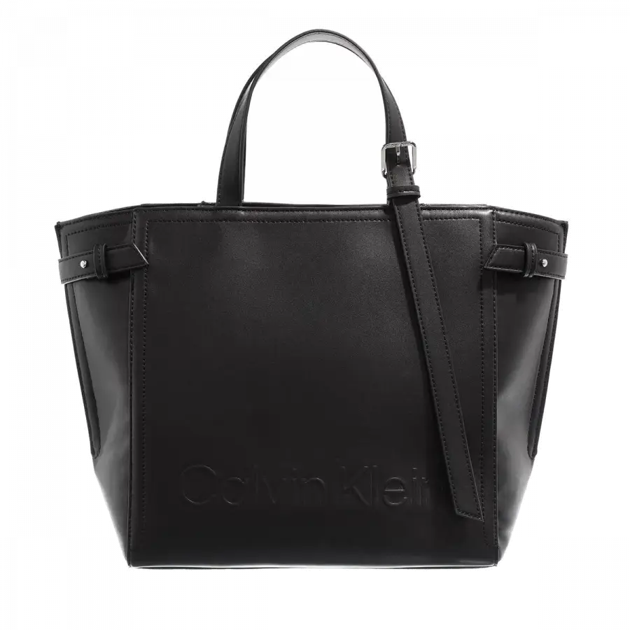 Calvin Klein - Calvin Klein Handle Bags Kunstleder Black - schwarz