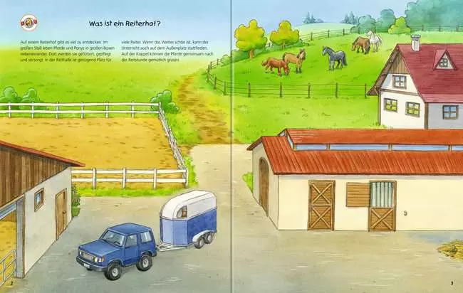 Ravensburger Wieso? Weshalb? Warum? Stickerheft: Pferde