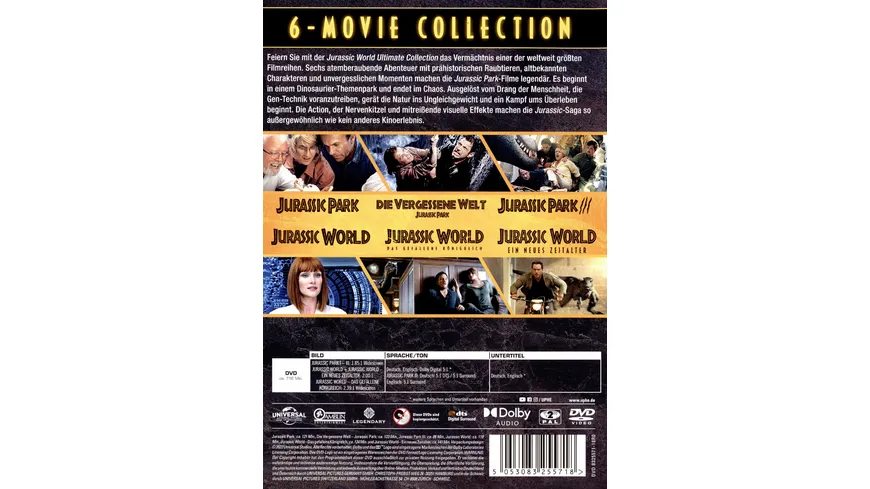 Jurassic World Ultimate Collection  [6 DVDs]
