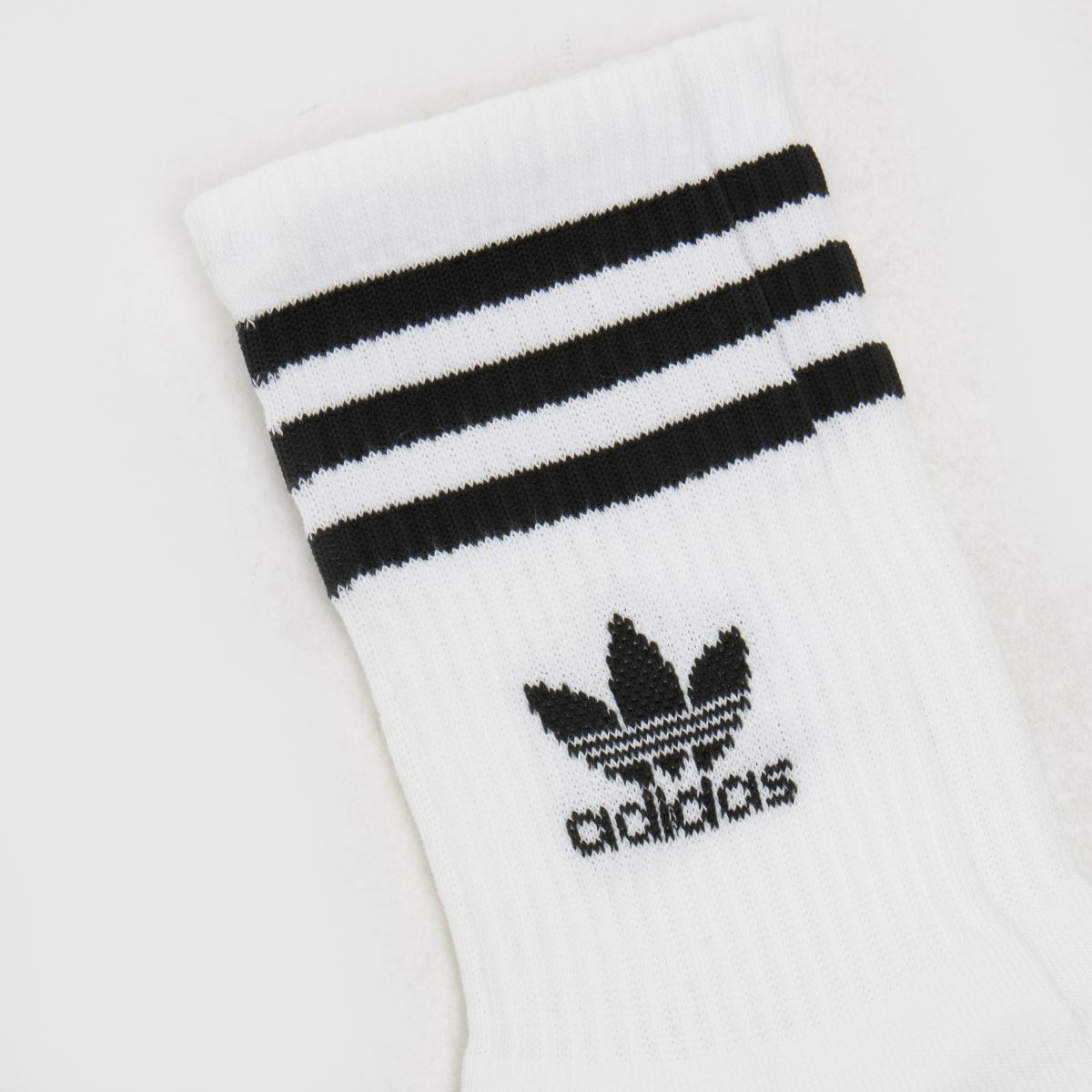 Komplet treh belih in črnih nogavic adidas