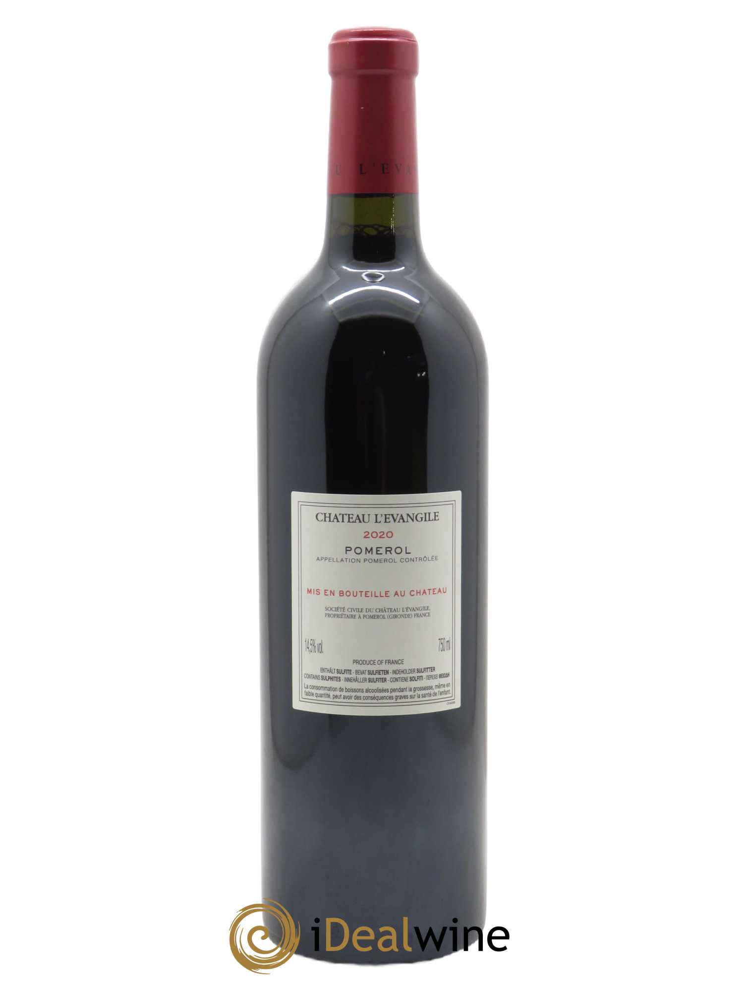 Château l'Évangile (CBO à partir de 6 BTS) 2020 - Lot de 1 Bouteille