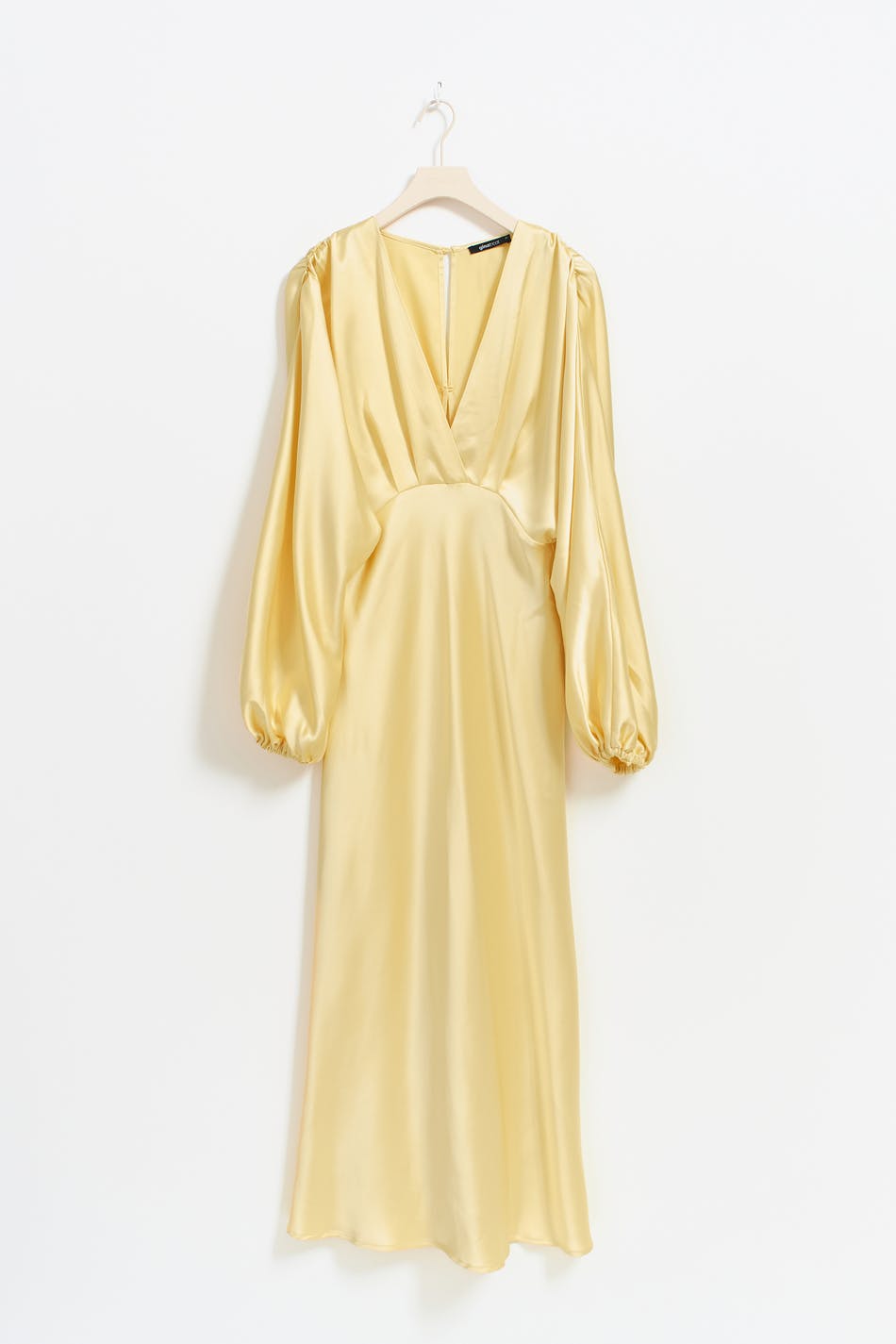 Satin midaxi dress
