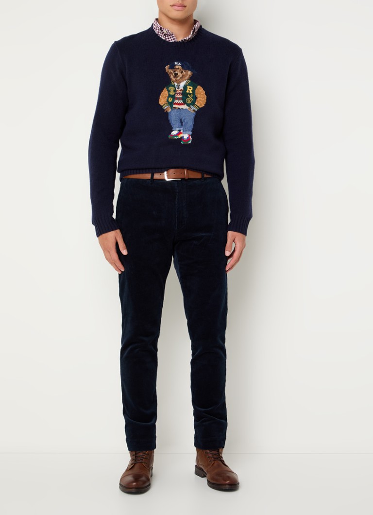 Πουλόβερ Ralph Lauren από λεπτό πλεκτό κασμίρ με πλεκτό σχέδιο