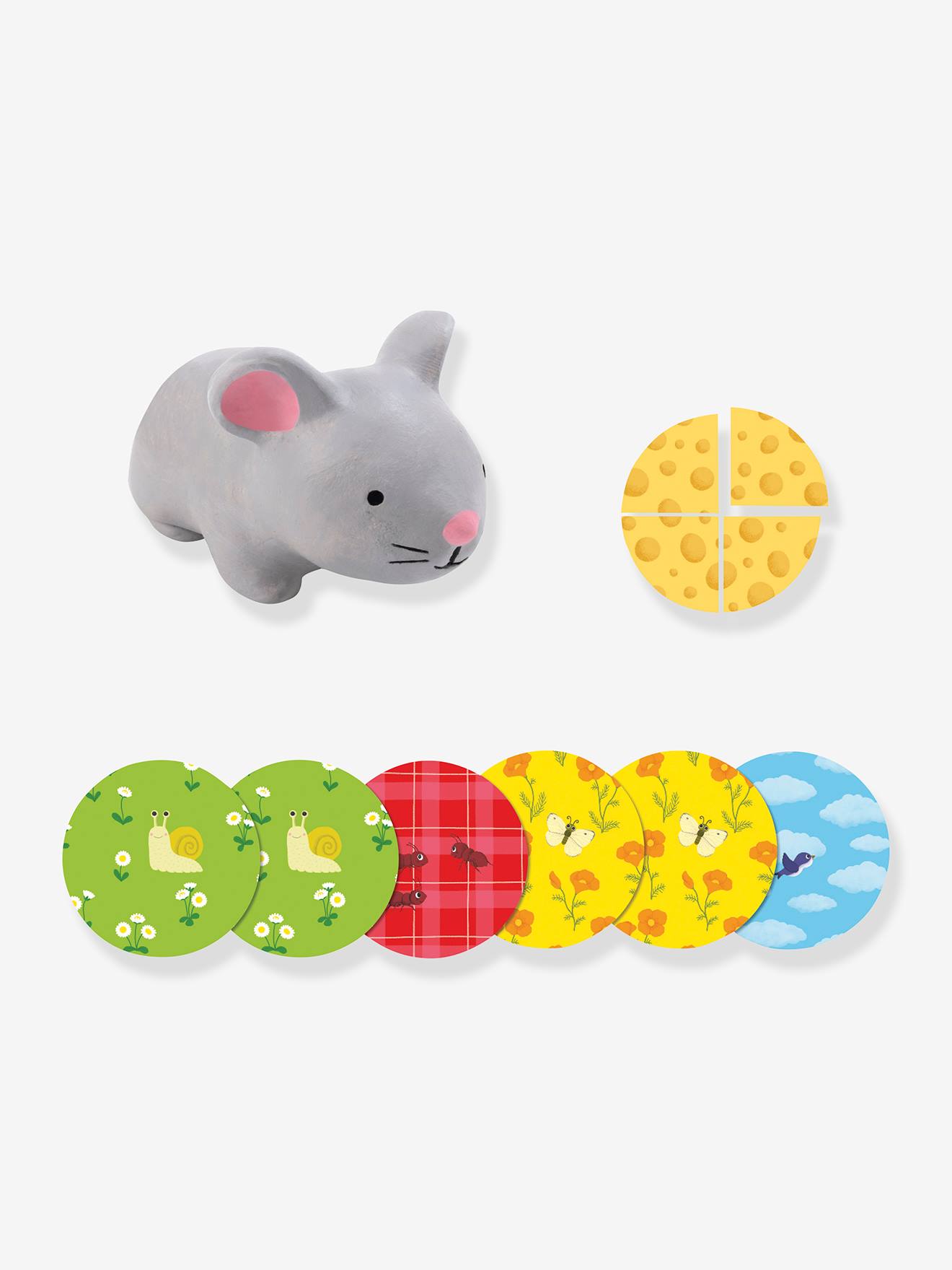 Djeco Kinder Mäusespiel LITTLE LUCKY DJECO - grün