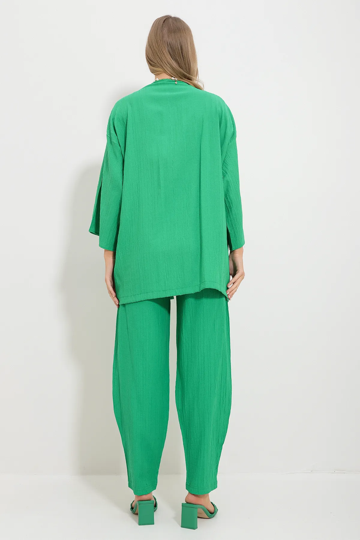 Trend Alaçatı Stili  Zweiteiler - Grün - Regular Fit